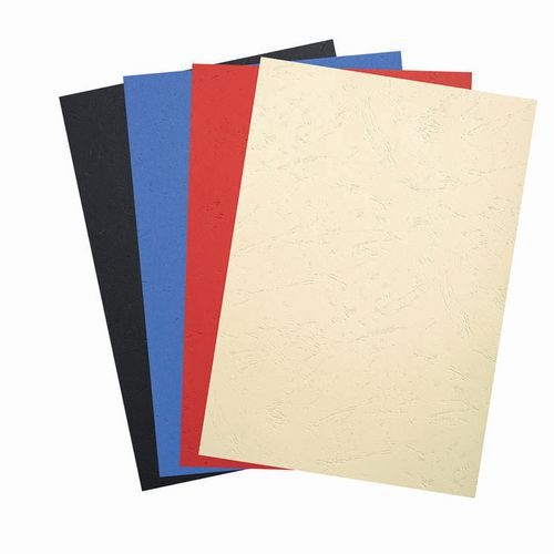 Paquet de 100 couvertures Grain cuir pour reliure assorties - Image principale