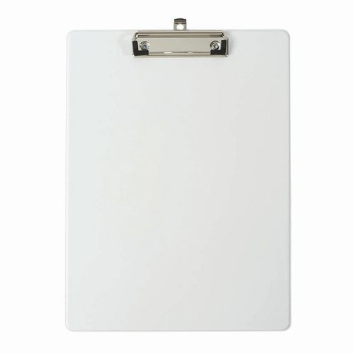 Lot de 10 Porte-bloc avec pochette - Format 23x32cm pour A4-Blanc - Image principale