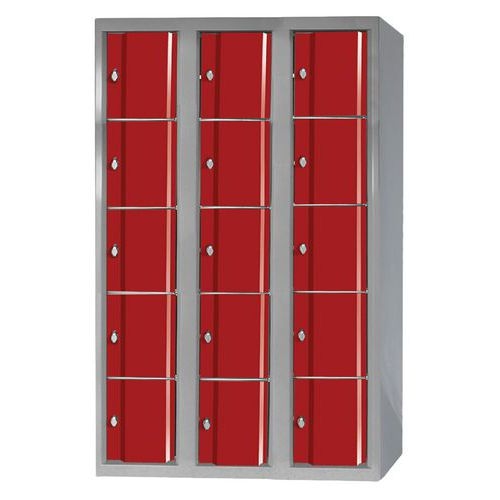 Armoire non visitable Omega sans pieds 3 colonnes - Manutan Expert - Image principale