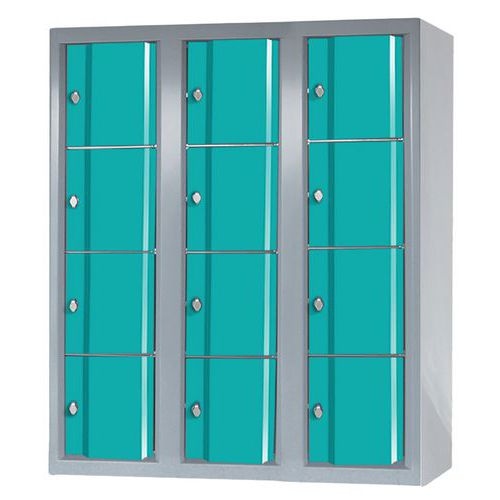 Armoire non visitable Omega sans pieds 3 colonnes - Manutan Expert - Image 2