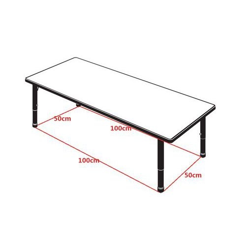 Table Clémence plateau rectangulaire - Manutan Expert - Image 3