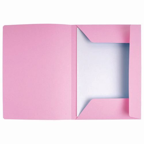 Lot de 50 Chemises imprimées 3 rabats SUPER 210 - 24x32cm-Rose - Image 2