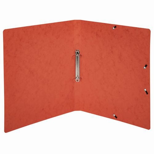 Lot de 10 Classeur 2 anneaux 15mm carte lustrée imprimée - A4-Rouge - Image 2