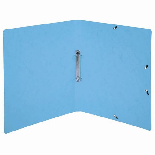 Lot de 10 Classeur 2 anneaux 15mm carte lustrée imprimée -A4-Turquoise - Image 2