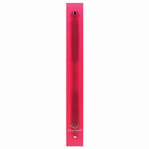 Lot de 10 Classeur 4 anneaux 30 mm polypropylène Chromaline maxi-Rouge - Image 2