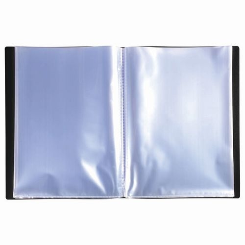 Lot de 8 Protège-doc en PP 5/10e OPAK pochettes Cristal 200 vues Noir - Image 2