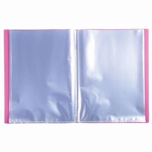 Lot de 8 Protège-doc en PP 5/10e OPAK poch. Cristal 200 vues -Rose - Image 2