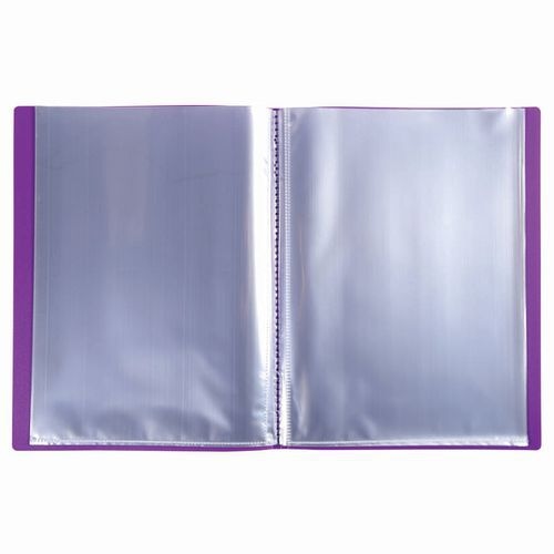 Lot de 10 Protège-doc en PP 5/10e OPAK poch. Cristal 80 vues -Violet - Image 2