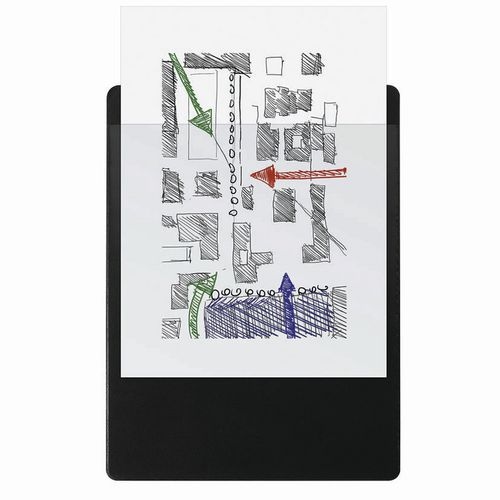 Lot de 10 Porte-bloc avec pochette - Format 23x32cm pour A4-Noir - Image 2