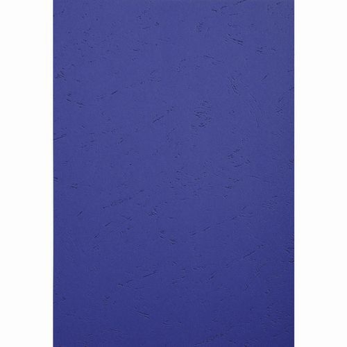 Paquet de 100 couvertures Grain cuir pour reliure A4-Bleu - Image 3
