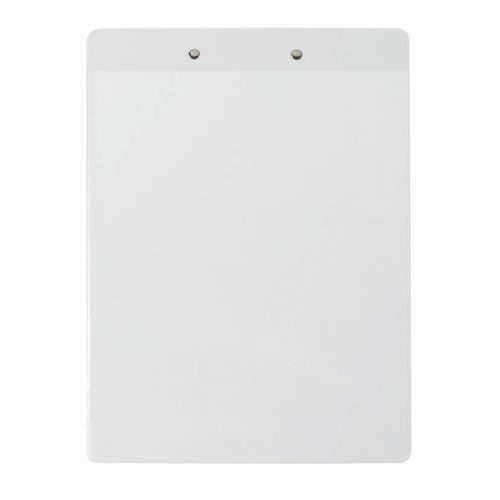 Lot de 10 Porte-bloc avec pochette - Format 23x32cm pour A4-Blanc - Image 3