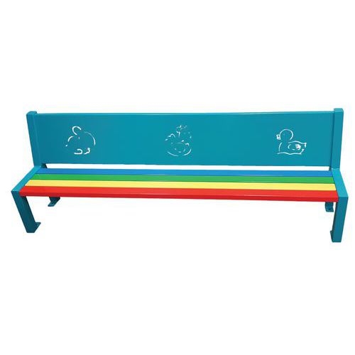Banc enfant pour école papayer - Image 2