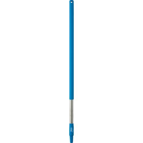 Lot de 5 Manche inox, Ø31 mm, 1025 mm, Bleu - Image principale