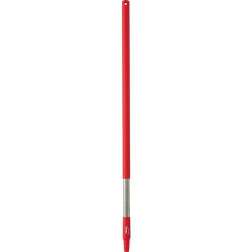 Lot de 5 Manche inox, Ø31 mm, 1025 mm, Rouge - Image principale