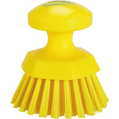 Lot de 15 Brosse ronde soleil, Ø110 mm, Dur, Jaune - Image principale