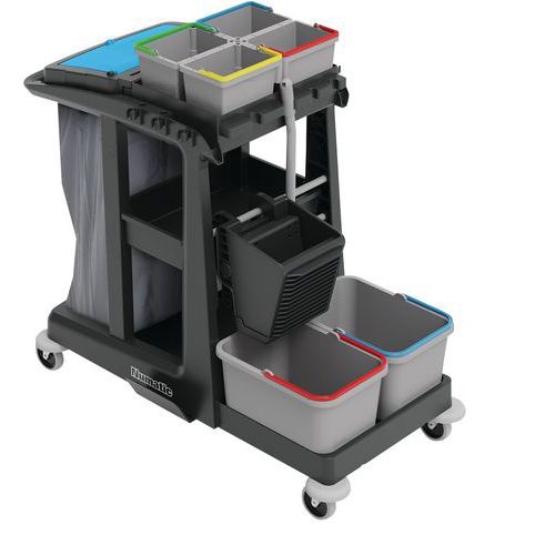 Chariot de ménage Eco-Matic 3 ReFlo avec kit de lavage - Numatic - Image principale