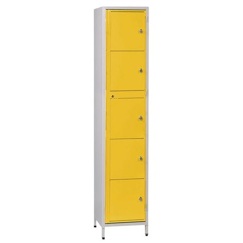 Armoire visitable Gamma avec pieds 1 colonne - Manutan Expert - Image principale