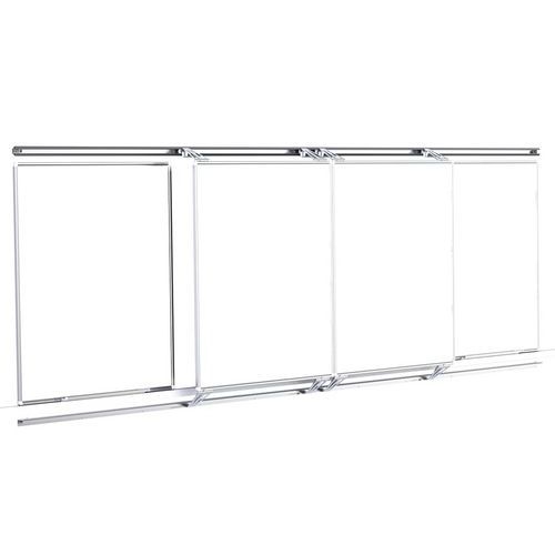 Tableau blanc coulissant composé de 4 panneaux pour ENI - Image principale