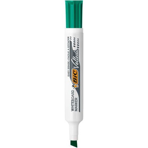 Marqueur Velleda pointe biseautée encre à base d'Ester Bic - vert - Image principale