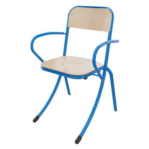 Fauteuil Trévise AST accotoirs tube Mobidecor - Image principale