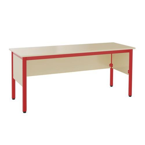 Chaire prof Nova 160 x 64 cm mélaminé coquille d oeuf Mobidecor - Image 2