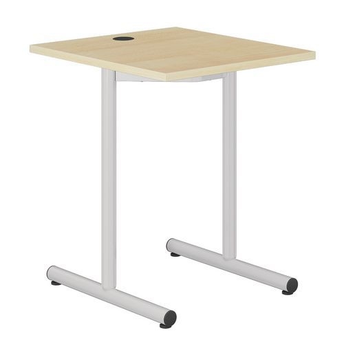 Table info Hubbe prof. 70 cm T6 mélaminé chants polypro. - Mobidecor - Image 2