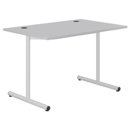 Table info Hubbe prof. 80 cm T6 mélaminé chants polypro. - Mobidecor - Image 2