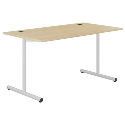 Table informatique Hubbe prof 80 cm T6 stra chants polypro- Mobidecor - Image 2