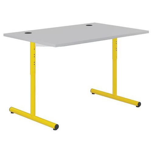 Table info Hubbe prof 80 cm réglable T3 à T6 méla polypro - Mobidecor - Image 2