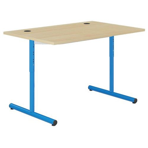 Table info Hubbe prof 80 cm réglable T3 à T6 méla polypro - Mobidecor - Image 3