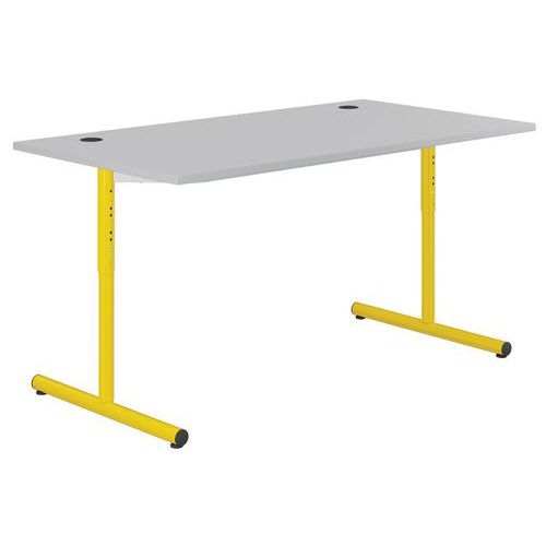 Table info Hubbe prof 80 cm réglable T3 à T6 stra polypro - Mobidecor - Image 2