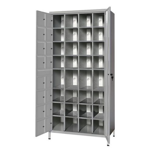 Armoire de stockage 32 téléphones/tablettes Gris/Gris - Manutan Expert - Image 2