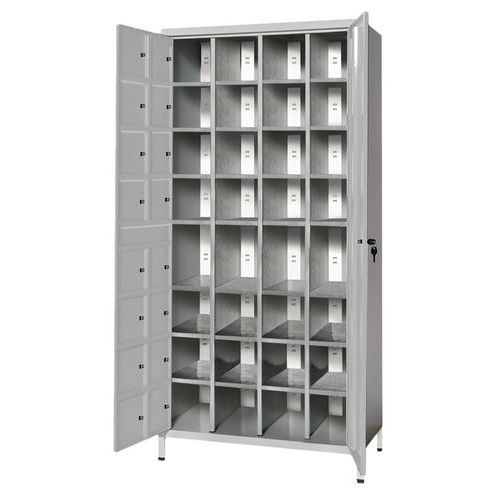 Armoire de stockage 32 téléphones/tablettes Gris/Gris - Manutan Expert - Image 4