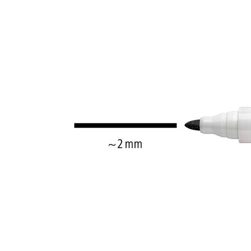 Marqueur pointe ogive Staedtler - noir - Image 2