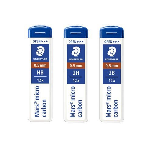 Etui 12 mines pour porte-mines 0,5 mm - Staedtler - Image principale