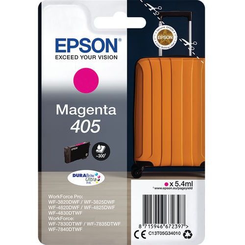 Cartouche jet d'encre 405 "Valise"  Magenta - Epson - Image 2