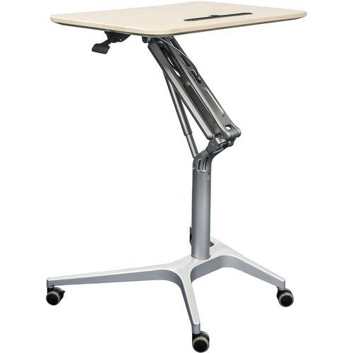 Mini bureau avec plateau rabattable sur roulettes - Image principale