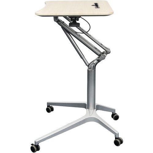 Mini bureau avec plateau rabattable sur roulettes - Image 2