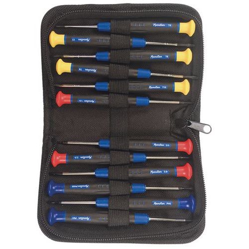 Jeu de 12 tournevis de précision - Manutan - Image 2