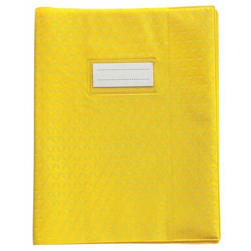 Protège-cahier plastique 17x22 cm épaisseur 12/100e - Jaune - Image principale