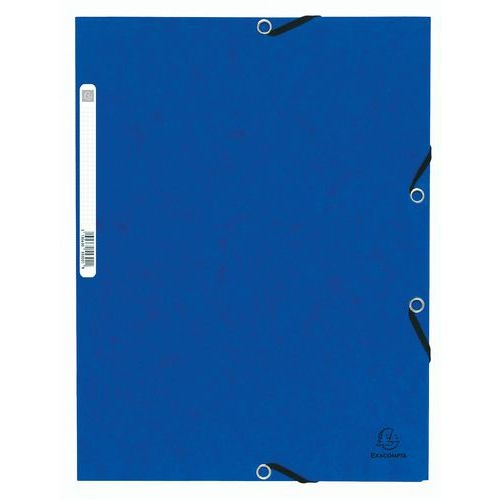 Chemise élastique et rabats A4 Bleu - Image principale