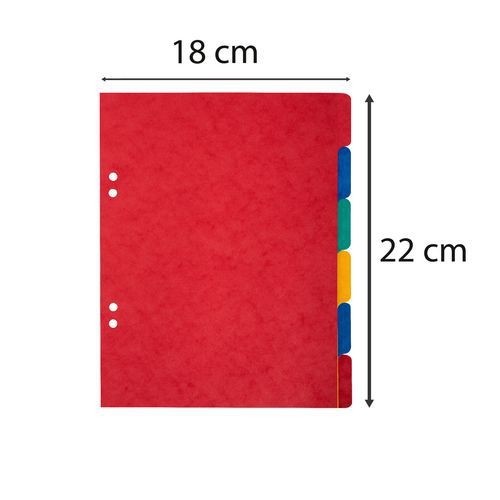 Jeu 6 intercalaires carte lustrée 17 x 22 cm - Image 3