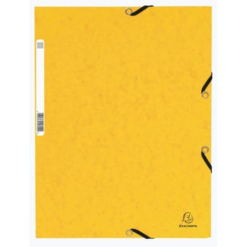 Paquet de 10 chemises A4 à élastiques et rabats pour format A4 assorties. carte lustrée - Image 3