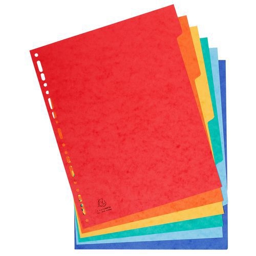 Jeu 6 intercalaires maxi carte lustrée A4+ 26 x 32 cm - Image 4