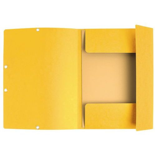 Chemise élastique et rabats A4 Jaune - Image 2