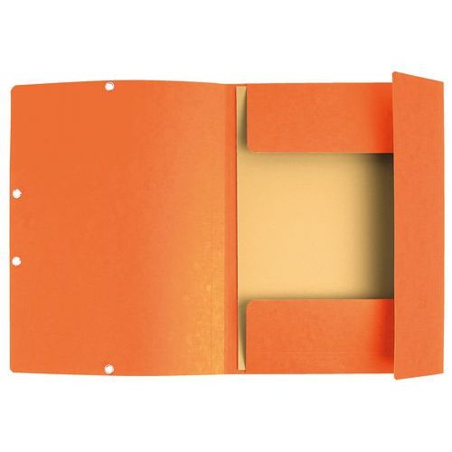 Chemise élastique et rabats A4 Orange - Image 2