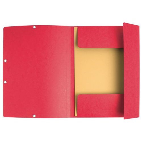Chemise élastique et rabats A4 Rouge - Image 2