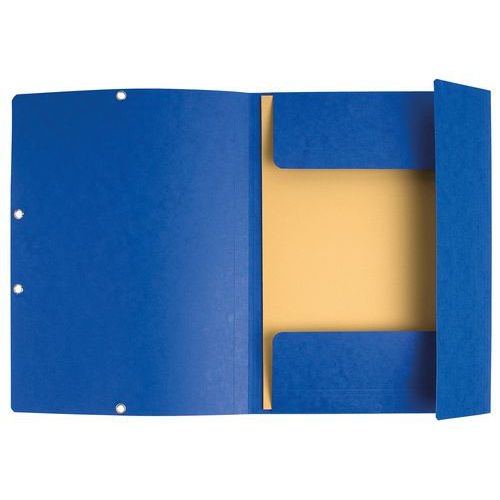 Chemise élastique et rabats A4 Bleu - Image 3