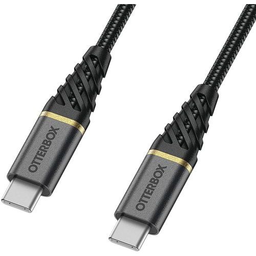 Câble Premium tressé et renforcé USB-C à USB-C 3m noir - Image 2