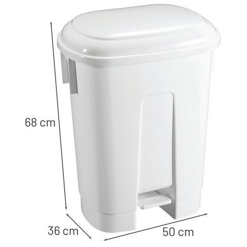 Poubelle à pédale derby avec séparateur 2x30 l - Image 3